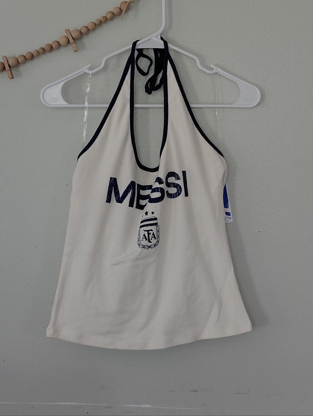 ATF FIFA World Cup Messi Women's Halter Top NWT Size M Official Product Soccer